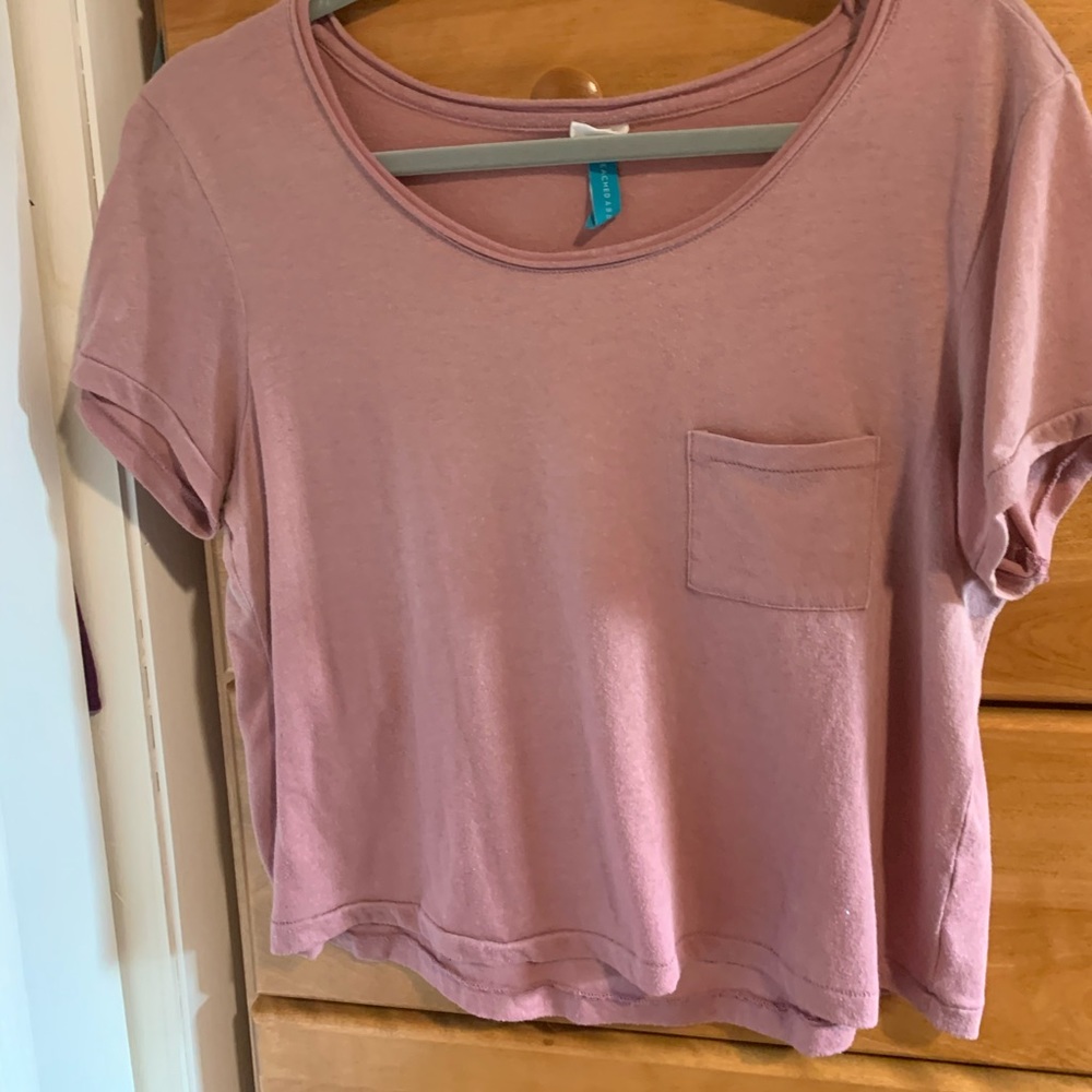 PAC sun light purple crop top